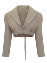 Marella Co-Design Cropped Jacket with Hooks and Laces - Collezione Happy Birthday | Lidia Shopping