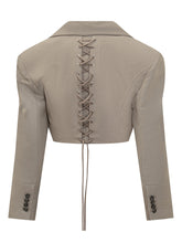 Marella Co-Design Cropped Jacket with Hooks and Laces - Collezione Happy Birthday | Lidia Shopping