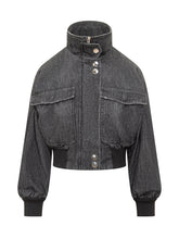 Marella Codesign Black Denim Jacket with Buttons - Collezione Happy Birthday | Lidia Shopping