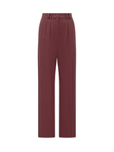 Marella Co-Design High-Waist Bordeaux Pants - Collezione Happy Birthday | Lidia Shopping