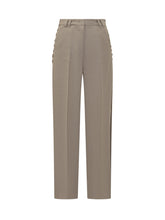 Marella Co-Design Taupe Pants with Side Details - Collezione Happy Birthday | Lidia Shopping
