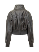 Marella Codesign Black Leather Jacket with Buttons - Collezione Happy Birthday | Lidia Shopping