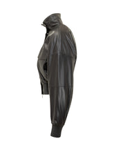 Marella Codesign Black Leather Jacket with Buttons - Collezione Happy Birthday | Lidia Shopping
