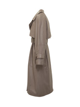 Marella First Class Taupe Leather Trench with Belt - Collezione Happy Birthday | Lidia Shopping