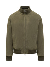 Renzo Cenci Suede Bomber Jacket with Ribbed Details - Collezione Happy Birthday | Lidia Shopping