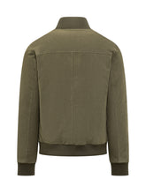 Renzo Cenci Suede Bomber Jacket with Ribbed Details - Collezione Happy Birthday | Lidia Shopping