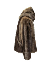 Yves Salomon Brown Shearling Hooded Jacket - Collezione Happy Birthday | Lidia Shopping
