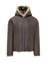 Yves Salomon Brown Shearling Hooded Jacket - Collezione Happy Birthday | Lidia Shopping