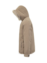 Yves Salomon Beige Parka with Fur Hood - Collezione Happy Birthday | Lidia Shopping