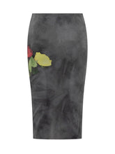 Gonna Midi con Stampa Floreale Msgm - Abbigliamento Donna | Lidia Shopping