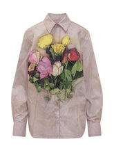 Camicia con Stampa Floreale Msgm - Abbigliamento Donna | Lidia Shopping