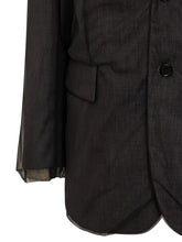 MSGM Oversized Grey Blazer - Collezione Happy Birthday | Lidia Shopping
