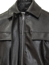 Lauren Ralph Lauren Giacca in Pelle Nera con Tasche Frontali - Abbigliamento Donna | Lidia Shopping