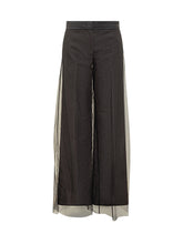 Pantaloni Ampi con Pannelli in Tulle Msgm - Abbigliamento Donna | Lidia Shopping