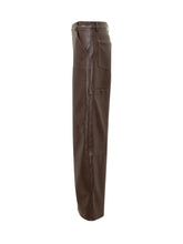 Pantaloni Culotte in Ecopelle Marrone Msgm - Abbigliamento Donna | Lidia Shopping