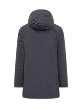 Add Long Black Hooded Parka - Add | Lidia Shopping