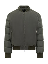 Add Green Bomber with Padded Sleeves - Add | Lidia Shopping