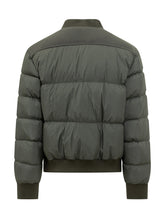 Add Green Bomber with Padded Sleeves - Add | Lidia Shopping