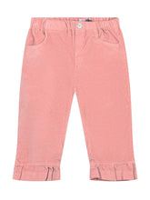L Orso Bruno Pink Corduroy Pants - Collezione Happy Birthday | Lidia Shopping
