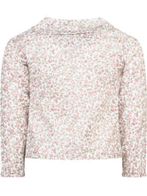 L Orso Bruno Pink Floral Shirt with Collar - Collezione Happy Birthday | Lidia Shopping