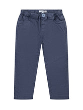 L Orso Bruno Blue Cotton Pants with Elastic Waist - Collezione Happy Birthday | Lidia Shopping
