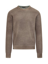 Arovescio Brown Knit Crewneck Sweater - Arovescio | Lidia Shopping