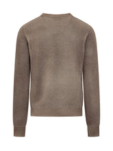 Arovescio Brown Knit Crewneck Sweater - Arovescio | Lidia Shopping