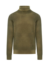 Arovescio Green Faded Knit Turtleneck - Arovescio | Lidia Shopping