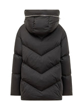 Add Black Chevron Quilted Puffer Jacket - Add | Lidia Shopping