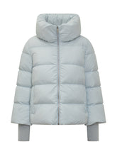 Light Blue Down Jacket with High Collar Add - Add | Lidia Shopping
