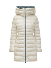 Add Long Light Blue Puffer Jacket with Hood - Add | Lidia Shopping