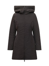 Add Long Black Puffer Coat with Hood - Add | Lidia Shopping