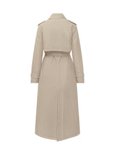 Add Long Double-Breasted Beige Trench Coat - Add | Lidia Shopping
