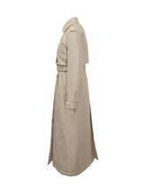 Add Long Double-Breasted Beige Trench Coat - Add | Lidia Shopping