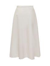 Cream Midi Skirt Add - Add | Lidia Shopping