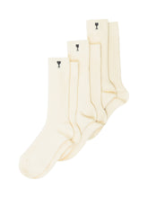 Ami Alexandre Mattiussi White Logo Socks - Ami Alexandre Mattiussi | Lidia Shopping