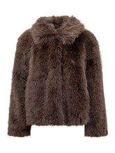 Weekend Max Mara Giacca in Pelliccia Ecologica Marrone - Abbigliamento Donna | Lidia Shopping