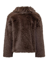 Weekend Max Mara Giacca in Pelliccia Ecologica Marrone - Abbigliamento Donna | Lidia Shopping