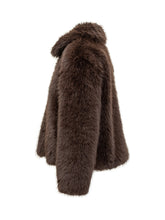 Weekend Max Mara Giacca in Pelliccia Ecologica Marrone - Abbigliamento Donna | Lidia Shopping