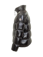 Abbadia Moncler Black Down Jacket with Zip - Collezione Happy Birthday | Lidia Shopping
