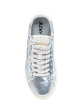 Autry Rosé Medialist Low Silver Sequin Sneakers - Collezione Happy Birthday | Lidia Shopping