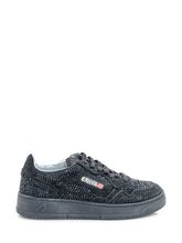 Autry Rosé Medialist Low Black Rhinestone Sneakers - Collezione Happy Birthday | Lidia Shopping