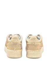 Autry Rosé Medialist Low Gold Rhinestone Sneakers - Collezione Happy Birthday | Lidia Shopping