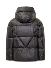 Peuterey Shiny Black Down Jacket with Hood - Collezione Happy Birthday | Lidia Shopping
