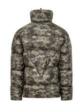 Peuterey Camouflage Down Jacket with Zip Closure - Collezione Happy Birthday | Lidia Shopping