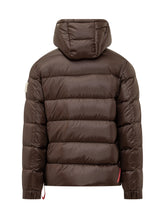 After Label Brown Hooded Down Jacket - Collezione Happy Birthday | Lidia Shopping