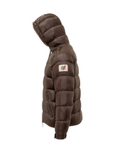After Label Brown Hooded Down Jacket - Collezione Happy Birthday | Lidia Shopping