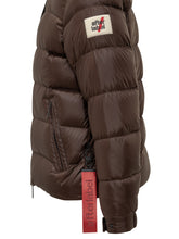 After Label Brown Hooded Down Jacket - Collezione Happy Birthday | Lidia Shopping