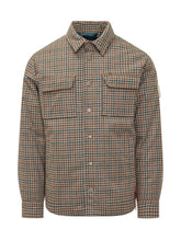 Sovracamicia After Label Check Beige E Verde - Abbigliamento Uomo | Lidia Shopping
