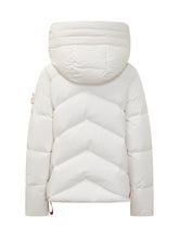 Piumino After Label Bianco con Cappuccio - Abbigliamento Donna | Lidia Shopping